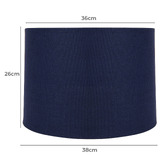 Rexington Home Sharla Navy Linen Lamp Shade