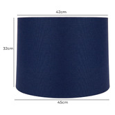 Rexington Home Sharla Black Linen Lamp Shade