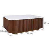 Rexington Home Georgina Rectangle Coffee Table