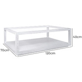Rexington Home Galvan Rectangle Oak Wood Coffee Table