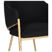 Rexington Home Heston Cotton &amp; Linen Dining Chair with Arms