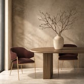 Rexington Home Heston Linen Dining Chair with Arms