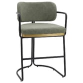 Rexington Home 65cm Savo Faux Leather Bar Stool