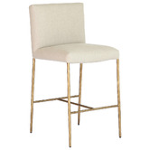 Rexington Home 65cm Heston Linen Bar Stool