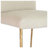 Rexington Home 65cm Heston Linen Bar Stool