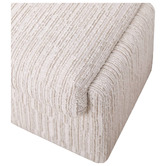 Rexington Home Ivory Varo Ottoman Bench
