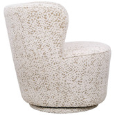 Rexington Home Alera Upholstered Swivel Wingback Chair