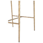 Rexington Home 65cm Heston Linen Bar Stool