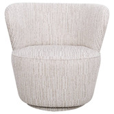 Rexington Home Ivory Alera Upholstered Swivel Wingback Chair
