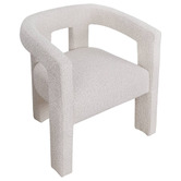 Rexington Home Ivory Elro Boucle Armchair