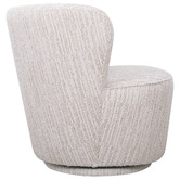 Rexington Home Ivory Alera Upholstered Swivel Wingback Chair