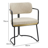 Rexington Home Savo Faux Leather Dining Chair