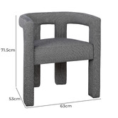 Rexington Home Granite Elro Upholstered Armchair