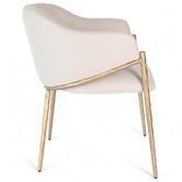 Rexington Home Heston Linen Dining Chair with Arms