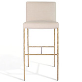 Rexington Home 75cm Heston Linen Bar Stool