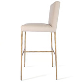 Rexington Home 75cm Heston Linen Bar Stool