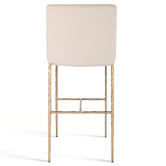 Rexington Home 75cm Heston Linen Bar Stool