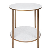 Rexington Home Chloe Marble Side Table