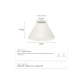 Rexington Home Reverie Empire Lamp Shade