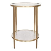 Rexington Home Mona Tempered Glass Side Table