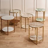 Rexington Home Mona Tempered Glass Side Table
