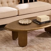 Rexington Home Allister Pebble Aluminium Coffee Table