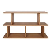Rexington Home Aspen 2 Tier Oak Wood Shelving Unit