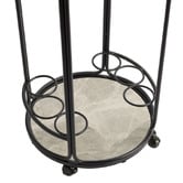 Rexington Home Black Wyatt Round Bar Cart