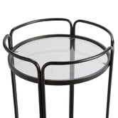 Rexington Home Black Wyatt Round Bar Cart