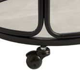 Rexington Home Black Wyatt Round Bar Cart