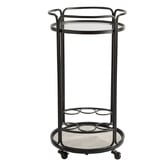Rexington Home Black Wyatt Round Bar Cart