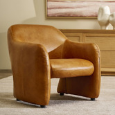 Rexington Home Philippa Cow Leather Armchair