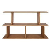 Rexington Home Aspen 2 Tier Oak Wood Shelving Unit