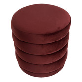 Rexington Home Rollo Velvet Ottoman