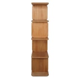 Rexington Home Aspen 4 Tier Oak Wood Shelving Unit