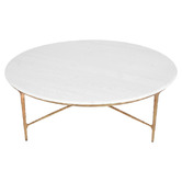 Rexington Home Heston Marble-Top Coffee Table