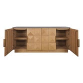 Rexington Home Bethany Marble &amp; Oak Wood Sideboard