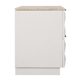 Rexington Home Bethany Travertine Bedside Table