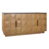 Rexington Home Bethany Marble &amp; Oak Wood Sideboard