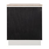 Rexington Home Bethany Travertine Bedside Table