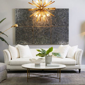 Rexington Home Heston Marble-Top Coffee Table