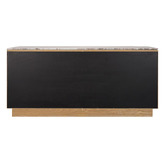 Rexington Home River Brown Bethany Marble &amp; Oak Wood Sideboard