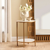 Rexington Home Chloe Marble Side Table