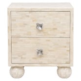 Rexington Home Janmar 2 Drawer Bedside Table