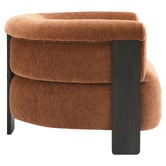 Rexington Home Rust Jandrey Chenille Tub Chair