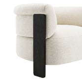 Rexington Home Ivory Jandrey Chenille Tub Chair