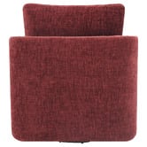 Rexington Home Burgundy Janrix Chenille Swivel Armchair