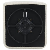 Rexington Home Off-White Janrix Swivel Armchair