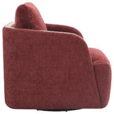 Rexington Home Burgundy Janrix Chenille Swivel Armchair