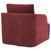 Rexington Home Burgundy Janrix Chenille Swivel Armchair